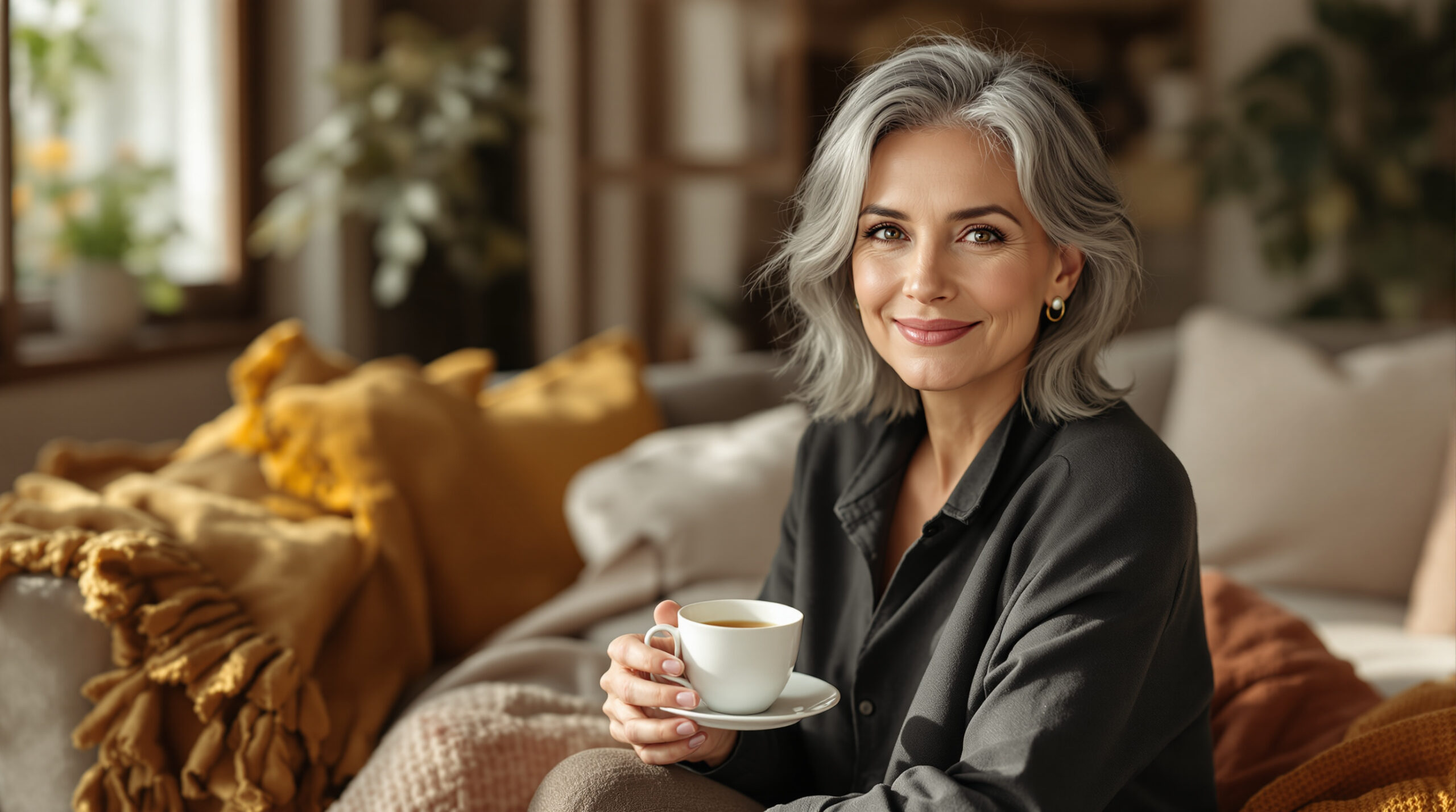 Basta tinta ogni 2 settimane: la tecnica “Grey Blending” per un passaggio al grigio ultra-chic