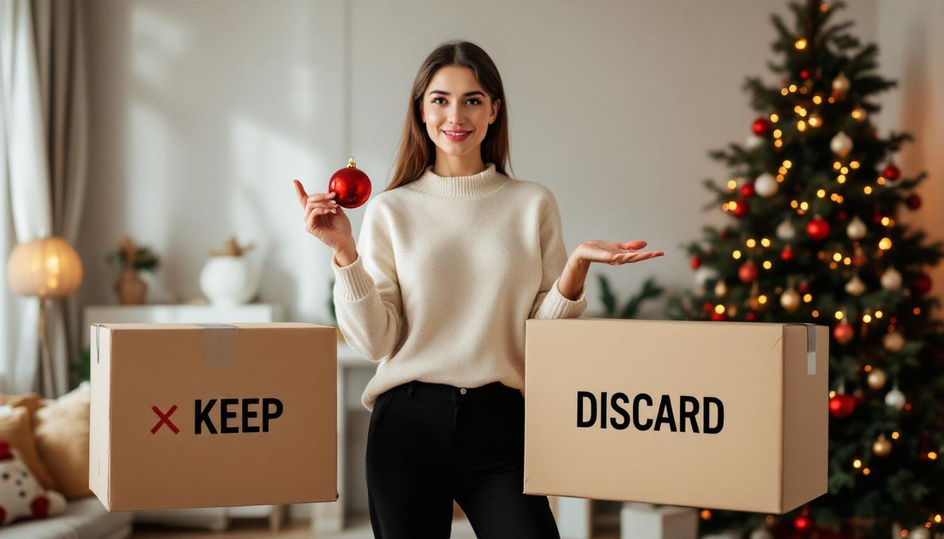 scopri le regole d'oro del decluttering natalizio: cosa conservare e cosa eliminare per liberare spazio in casa e vivere un natale sereno e ordinato.