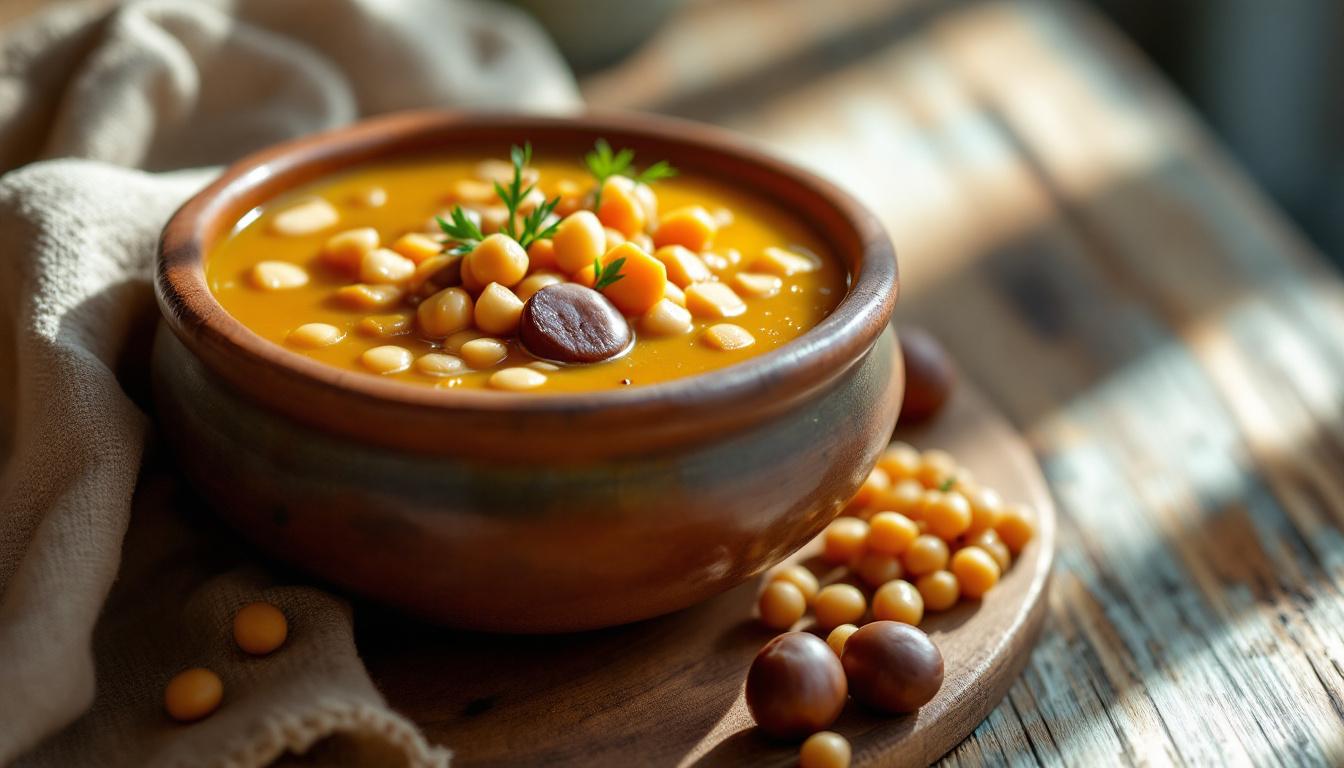 La zuppa della vigilia che riscalda il cuore: la ricetta marchigiana con ceci e castagne da provare subito