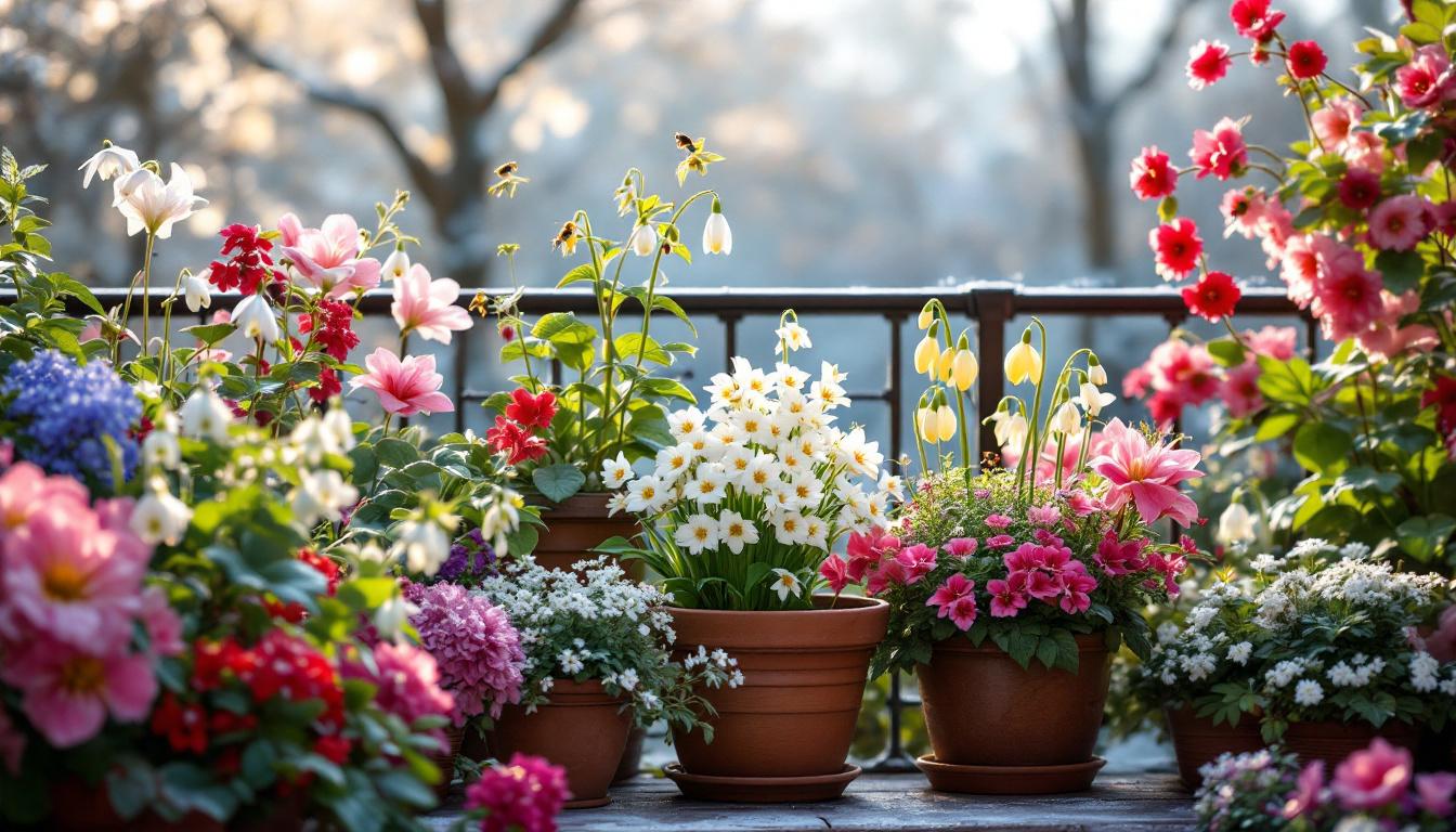scopri le 7 piante che fioriscono anche a dicembre e trasformano il tuo balcone in un giardino colorato tutto l'anno, portando vita e allegria in ogni stagione.