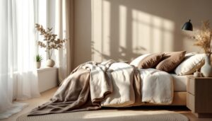 scopri come abbinare il mocha mousse in camera da letto per creare un'atmosfera calda e rilassante, perfetta per il tuo comfort e stile.