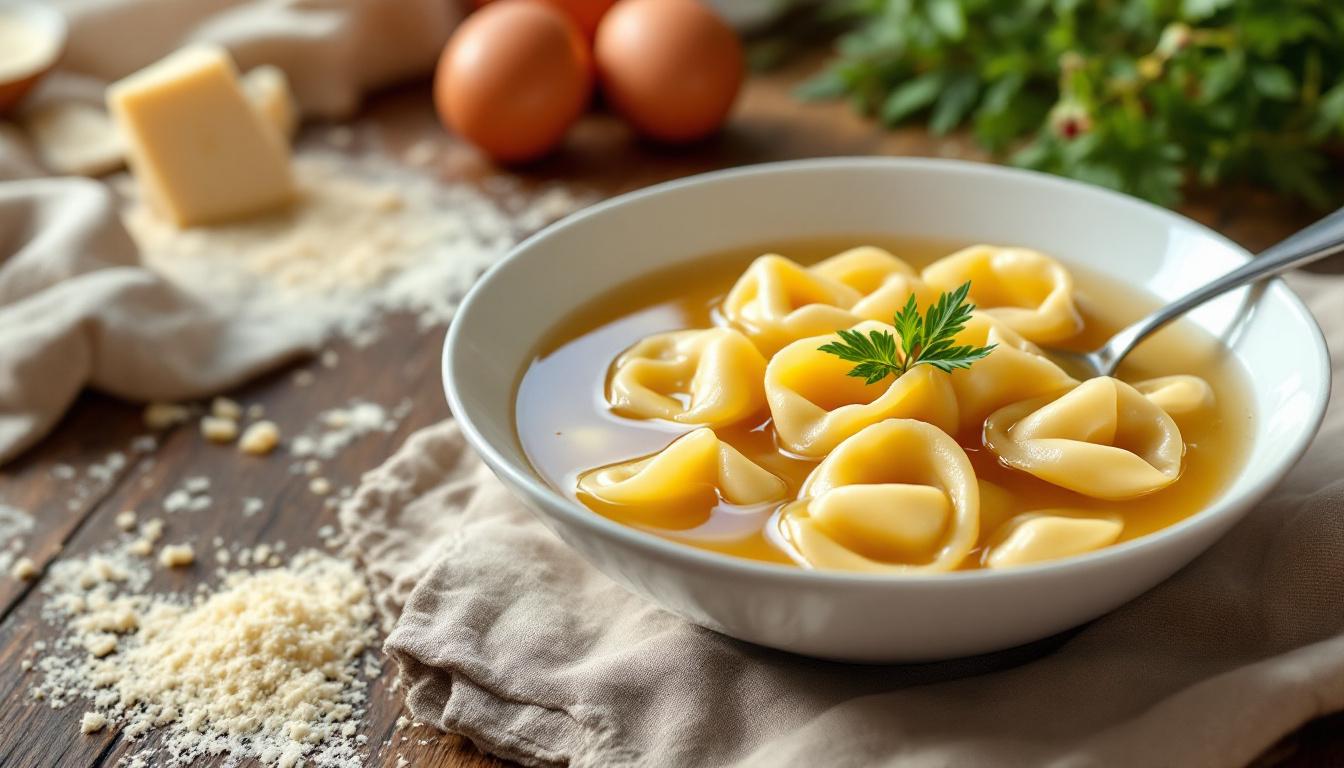 scopri il segreto del cuoco emiliano per preparare tortellini in brodo come a bologna, con una sfoglia sottilissima che resta intatta e un sapore autentico.